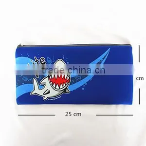 2014 New Design. Pencil Bags, 3mm Neoprene, Silk-screen Printing, for Boy Students thumbnail-1