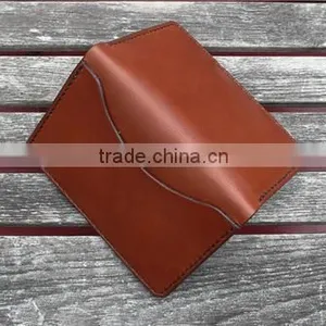 Men Leather Card Case / Multiple Genuine Cowhide Leather Card Holder thumbnail-2