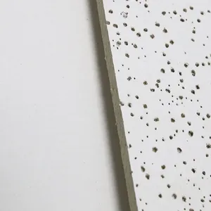 Factory Supply Rock Wool Fibre Board Acoustical Mineral Fiber Ceiling Board Mineral Acoustic Ceiling thumbnail-2