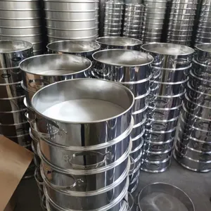 CE Certified 304 SS Woven Sieves Shakers 24 Inch 50 Mesh Industrial Grade Filters for Soil Stainless Steel Wire Bending Welding thumbnail-4