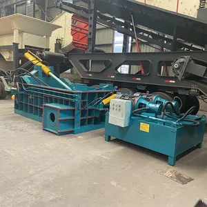 High Compression Ratio Horizontal Hydraulic Scrap Metal Baler Stainless Steel Waste Recycling Machine for Aluminum Alloy Iron thumbnail-5