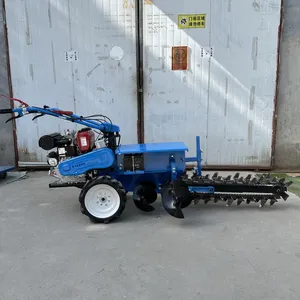 Chain Trencher, Small Agricultural Hydraulic Model, for Plowing, Orchards, Hard Ground, Cable and Pipeline Trenching, and Fertilization thumbnail-5