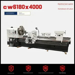 6180 Common Lathe, 80 Machine Tool Lathe, Cw6180x4000 High - End Cnc Lathe thumbnail-1