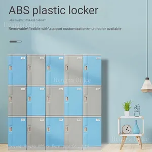 Waterproof ABS Plastic Lockers HNYG06PL | Rust-Free Storage Staff Lockers for Swimming Pools & Spas thumbnail-4