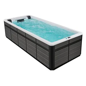 Acrylic Ground Massage Swim Therapy Rectangular Indoor Large Outdoor Swimming Pool Luxury Indoor Swimming Pool With Hydrotherapy Function thumbnail-5