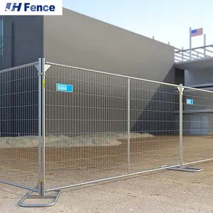 Free Standing Galvanized Outdoor Event Construction Chain Link Temporary Fencing for America Temporary Chain Link Fence thumbnail-4