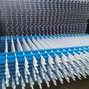 Wholesale Black Powder Coated W Pale Steel Palisade Security Fencing Waterproof Backyard Fence thumbnail-6