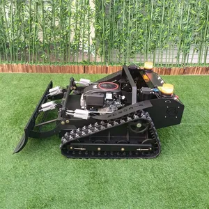 Petrol Brushless Walking Motor Zero Turn Remote Operated Robotic Slope Mower thumbnail-3
