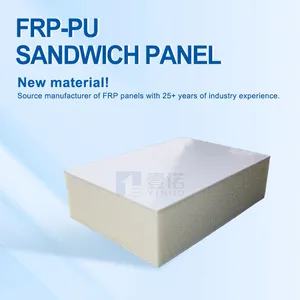 Clean FRP Plywood Composite Panel Restaurant Kitchen Cabinet Door Smooth Surface Stain Resistant Hygienic FRP Sandwich Panel thumbnail-1