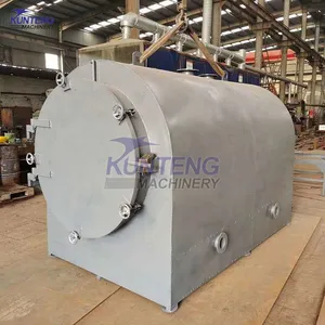Horizontal Corn Stem Coconut Shell Wood Carbonization Furnace Rice Husk Carbonization Kiln thumbnail-2