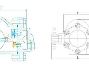 Wdv FT14 Lever Float Steam Trap | High Efficiency Ball Float Steam Trap for Heat Exchanger Boiler and Steam Heating Systems thumbnail-3