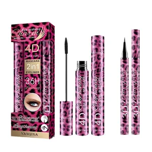 YANQINA Leopard Print Eyeliner & Mascara 2-in-1 Set Waterproof, Smudge-Proof Mascara Makeup WhatsApp +86-13359210945 thumbnail-5