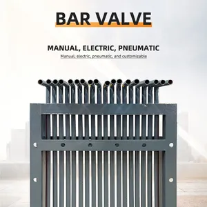 Electric High Temp Hard Seal Slide Gate Max 300°C For Cement Kiln Waste Incineration Hot Slag Shut-off Unit thumbnail-1