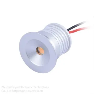 Feipu Led Downlight Pntd-1w-25120, Chinese-style Simple Design With Silver Lamp Body, Ceiling Light, Small Spotlight, Curtain Wall Light thumbnail-3