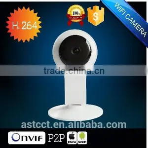 Wifi Network P2P Home Security Onvif Wifi Mini IP CCTV Camera Motion Deteaction & Alarm thumbnail-1