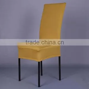 Wholesale Cheap Gold Spandex Chair Cover thumbnail-1