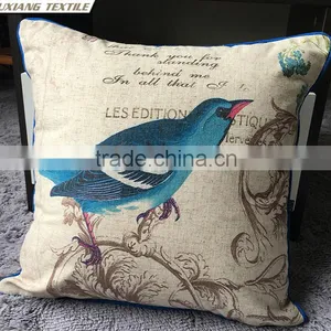 Birds Printed Cushions Sofa Back Cover Decorative Cushion Covers thumbnail-5