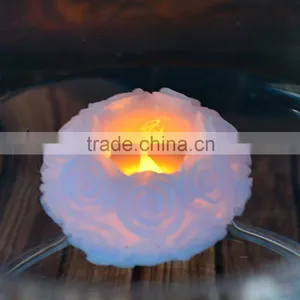 Craved Lantern Shaped Flameless Waterproof Battery Operated Led Floating Candle thumbnail-1