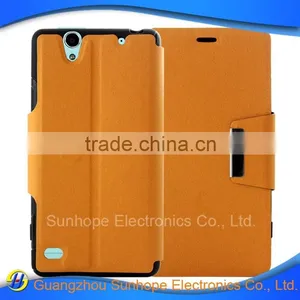 New Released Leather Phone Case for Sony Xperia C4 Case thumbnail-2