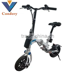 Condery Ultralight Portable Mini Folding Electric Bike With Lithium Battery Quality Choice thumbnail-3