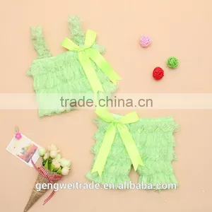 Baby Clothes Baby Girls Outfits Baby Romper Sets (romper +pants) thumbnail-5