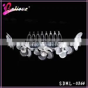 Yiwu Market Hot Selling Bridal Diamond Hair Jewelry,hair Accessories Wholesale Magic Hair Comb thumbnail-1