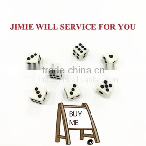 8mm High Quality Acrylic Normal Dot Mini Dice thumbnail-1
