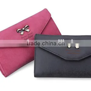 Ladies Bowknot Purse Long Style Phone Hand Wallet thumbnail-2