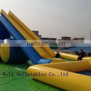 Inflatable Slide Water Beach / Inflatable Water Slide With Pool thumbnail-1