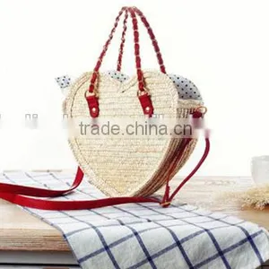 Ladies Fashion Beige Summer Natural Straw Bag thumbnail-2