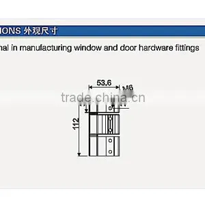 SA Aluminium Casement Window Hinges SAH-01 thumbnail-2
