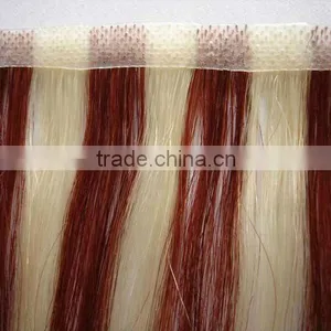 100% Human Virgin Remy Hair/ PU Hair Weft / PU Hair Weaving /hot Sales thumbnail-1