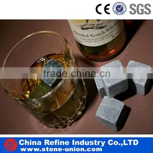 Grey Granite Small Cube Rock for Wine thumbnail-1