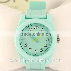 2015 Hot Sale Wholesale Silicone Band Factory Watch for Girl and Lady. thumbnail-2