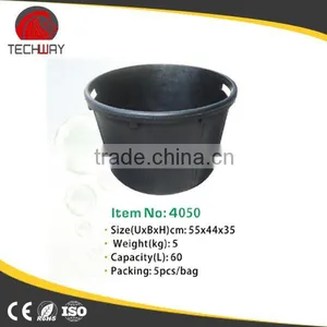 Recycled Rubber Pails,10L Rubber Bucket With Handle thumbnail-1