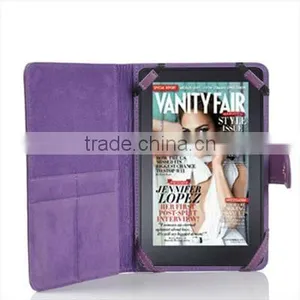 Purple Leather Case Cover Skin for Amazon Kindle Fire,Tablet Cover, Tablet Leather Cover thumbnail-1