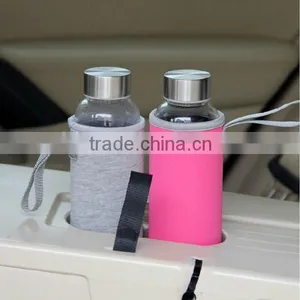Factory Hot Sell Handmade Fashion Neoprene Cup Holder With Hand Strap thumbnail-4