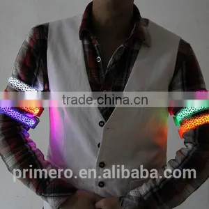 Hot Sale Glowing Bracelet LED Lights Flash Wrist Nocturnal Warnings Band Running Gear Glowing Armband thumbnail-2
