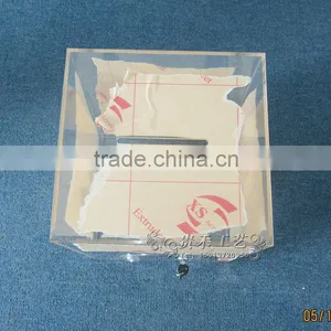 Hot Sale Acrylic Fund Raising Box,transparent Donation Box thumbnail-5