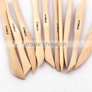 10Pcs Professional Wooden Hand Pottery Tools In Stock thumbnail-2