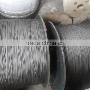 Ungalvanized or Galvanized 1*19 Steel Wire Rope thumbnail-1