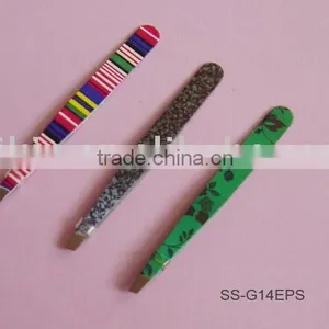 Beautiful Stainless Steel Nice Finish Eyebrow Plucking Tweezers thumbnail-1