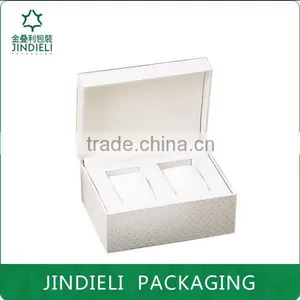 Nice White Packaging Gift Box for Double Watch thumbnail-2