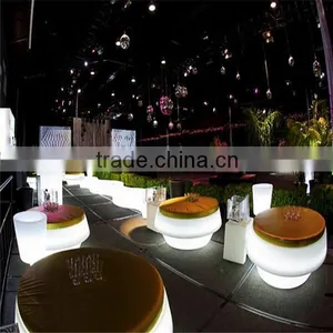 Usb Charge Fantastic Led Table Round Led Bar Furniture Table thumbnail-2