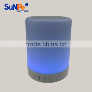 Portable 2.0 Active Touch Sensor Wireless Mini Bluetooth Speaker With Led Light thumbnail-1