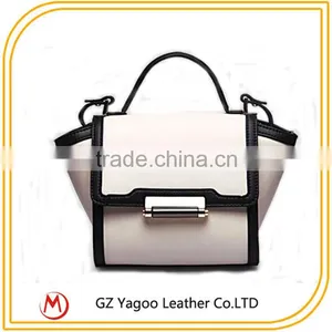 Wholesale PU Leather Women Bags Trendy Trapeze Bags Fashion Casual Lock Handbags Supplier's Choice thumbnail-1