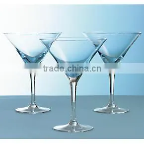 Crystal Blue Martini Glasses Wholesale thumbnail-1