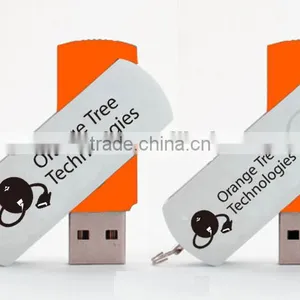 4G/8G/16G/32G Swivel USB Flash Disk Rotary Pen Drive thumbnail-1