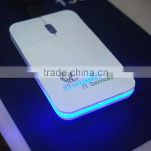 Cheapest Computer Optical Wireless Mouse/retractable Wired Mouse Ultra Slim Mouse With LED That Lights up Your Logo thumbnail-2
