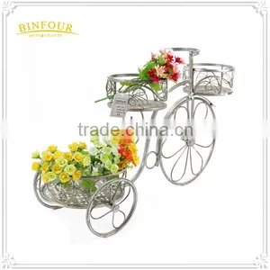 Garden Bike Planter Holder Bike Metal Wall Flower Pot Holder thumbnail-3